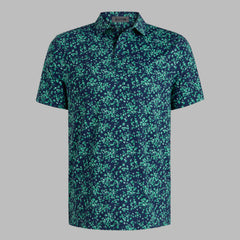 SCATTERED DITZY TECH JERSEY POLO