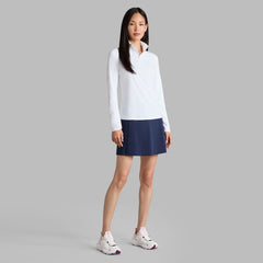 SUN SHIELD SILKY TECH NYLON QUARTER ZIP PULLOVER