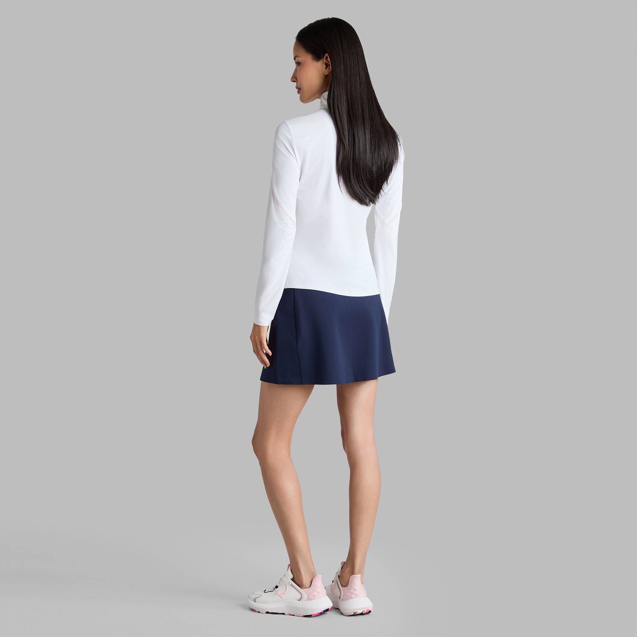 SUN SHIELD SILKY TECH NYLON QUARTER ZIP PULLOVER