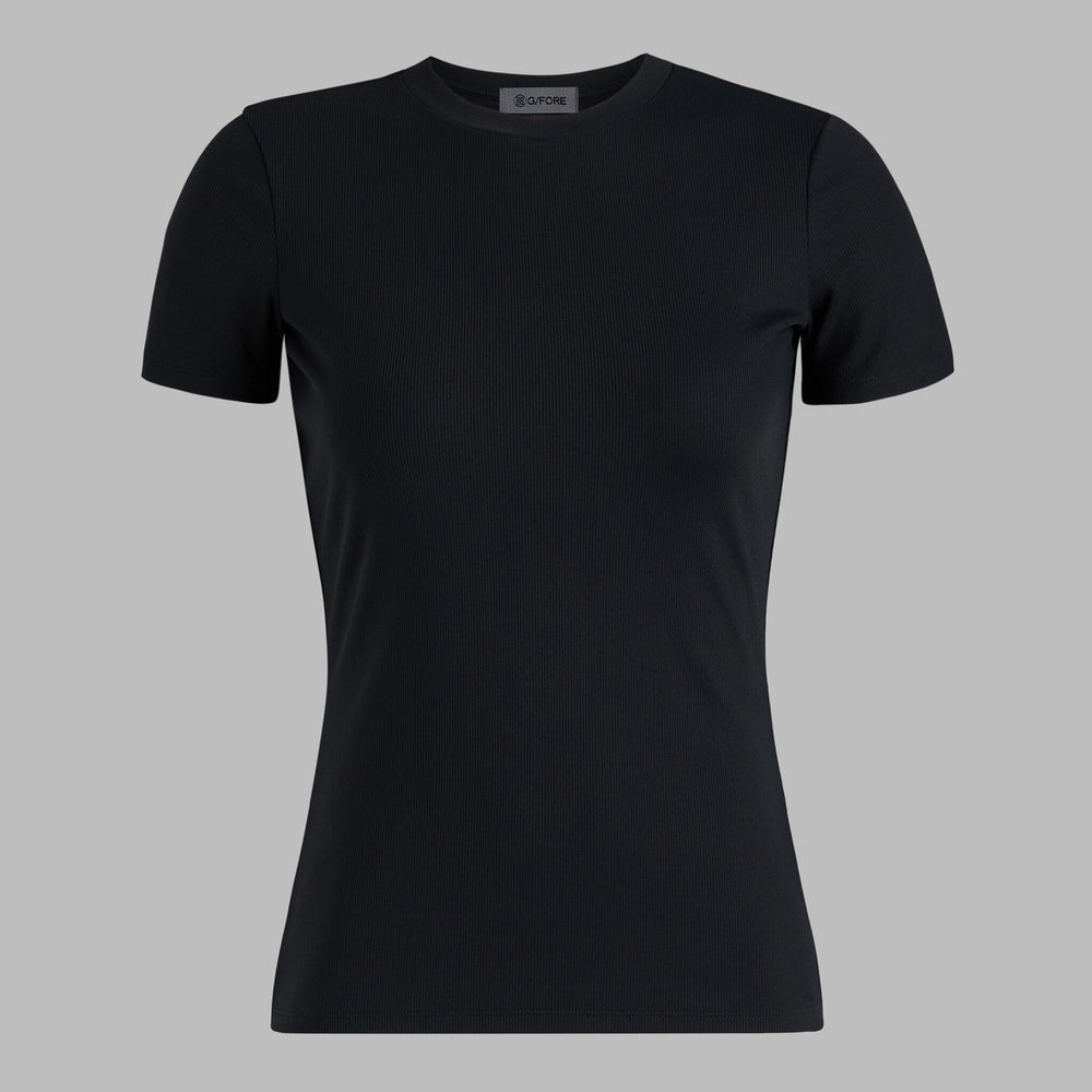 TECH NYLON RIB FITTED TEE