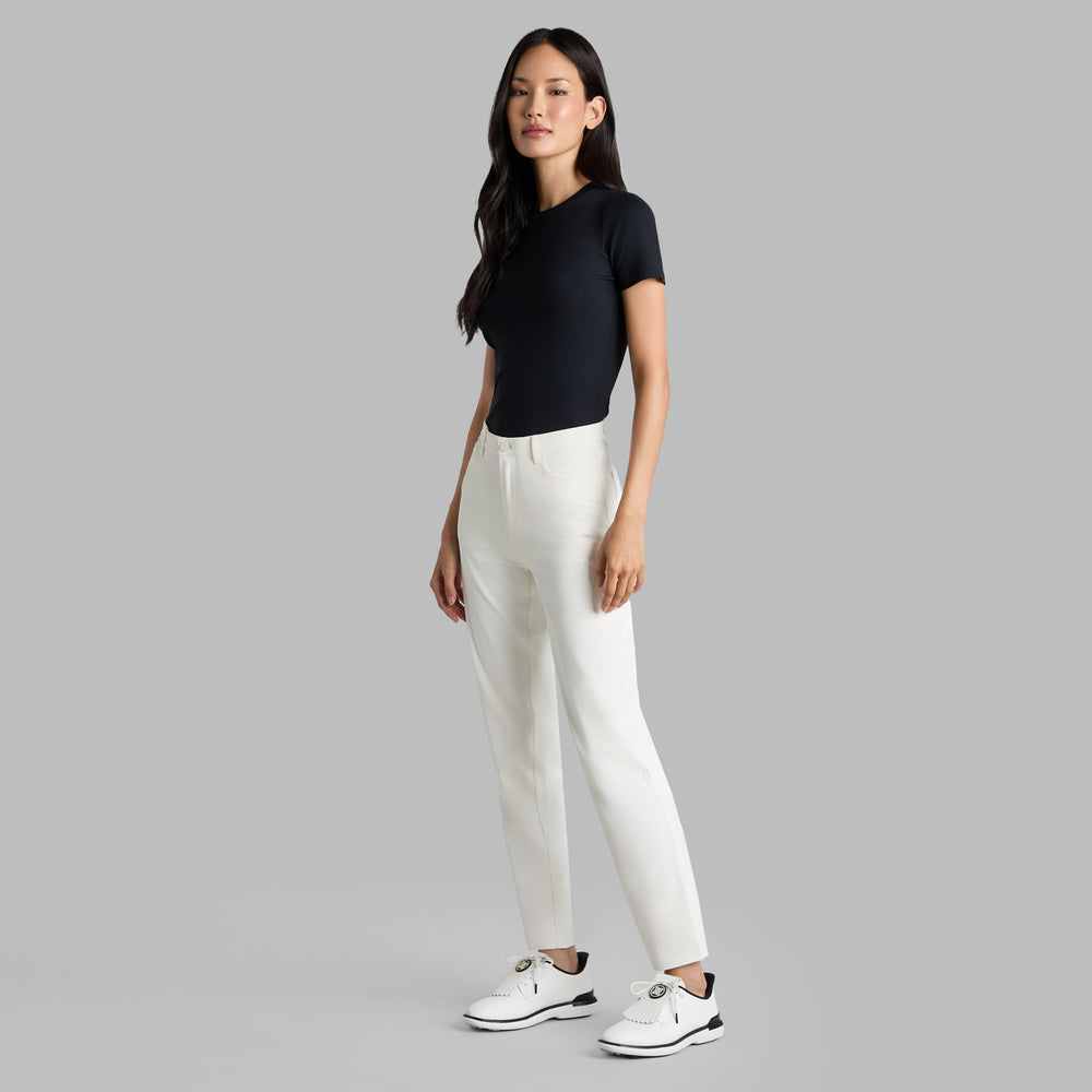 TECH NYLON RIB FITTED TEE