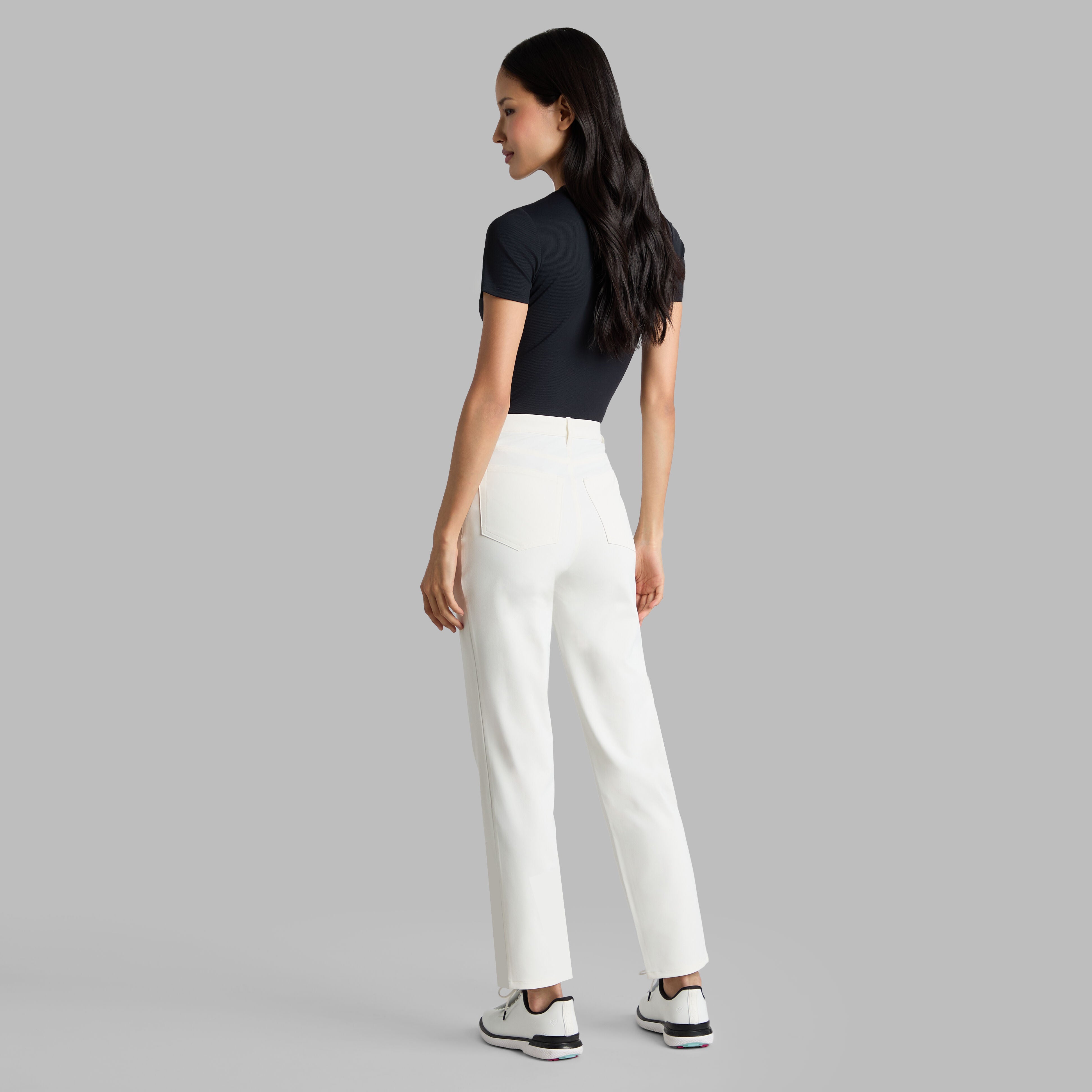 TECH NYLON RIB FITTED TEE