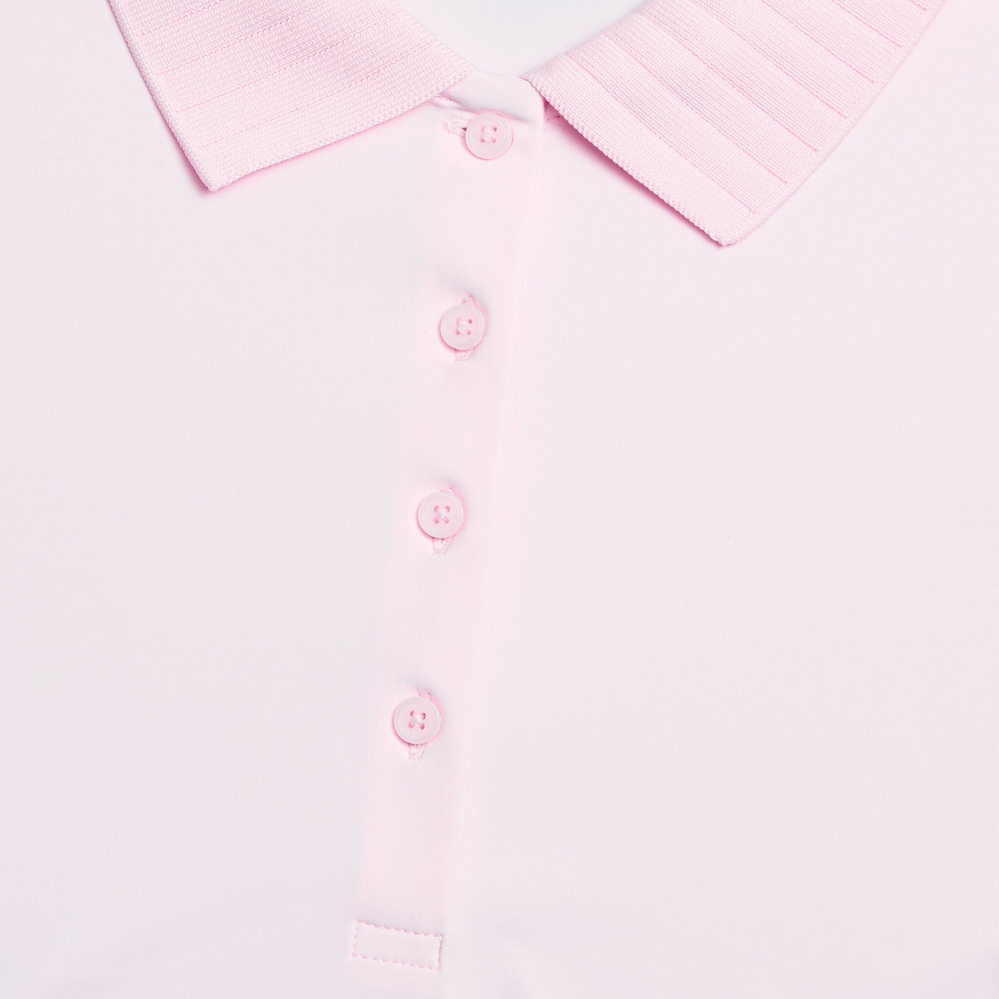 PLEATED COLLAR SILKY TECH NYLON SLEEVELESS POLO