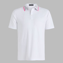 CAMO COLLAR PERFORMANCE PIQUE POLO