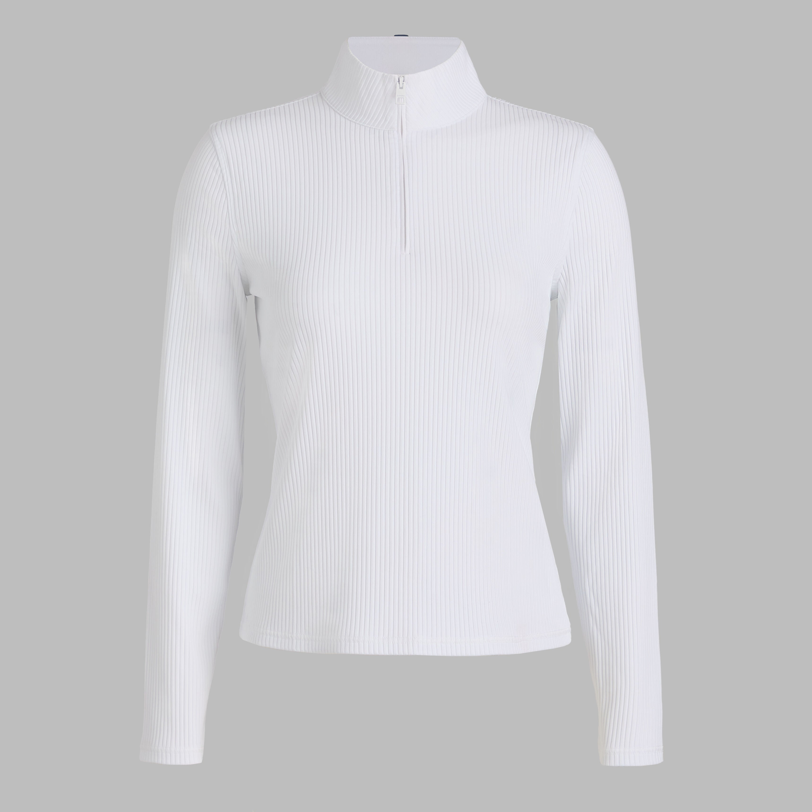 FITTED RIB 1/4 ZIP PULLOVER