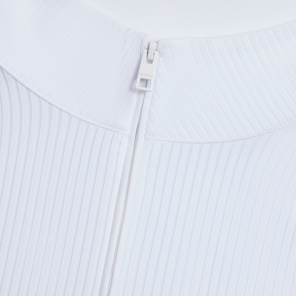FITTED RIB 1/4 ZIP PULLOVER