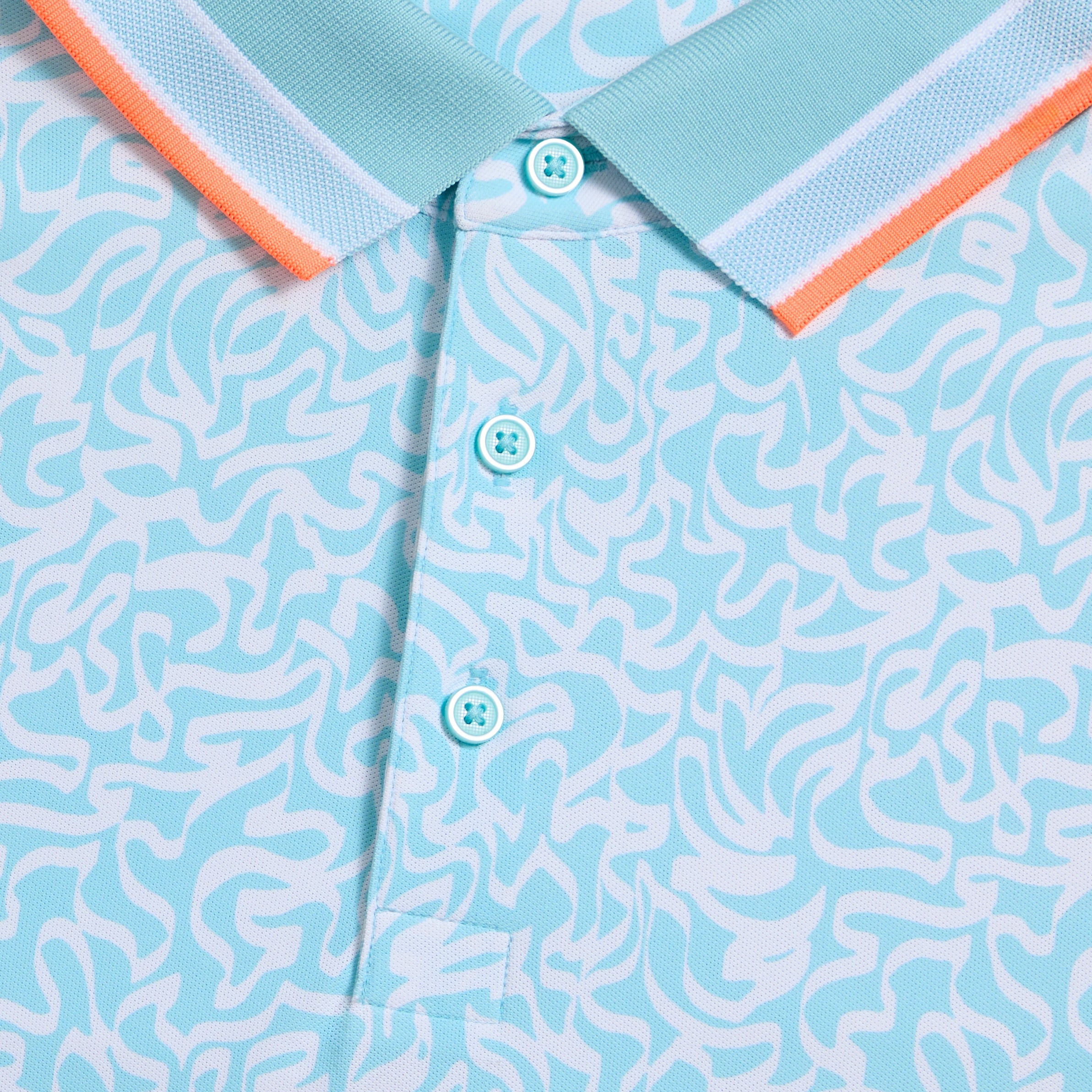 SCRIBBLE TECH JERSEY POLO