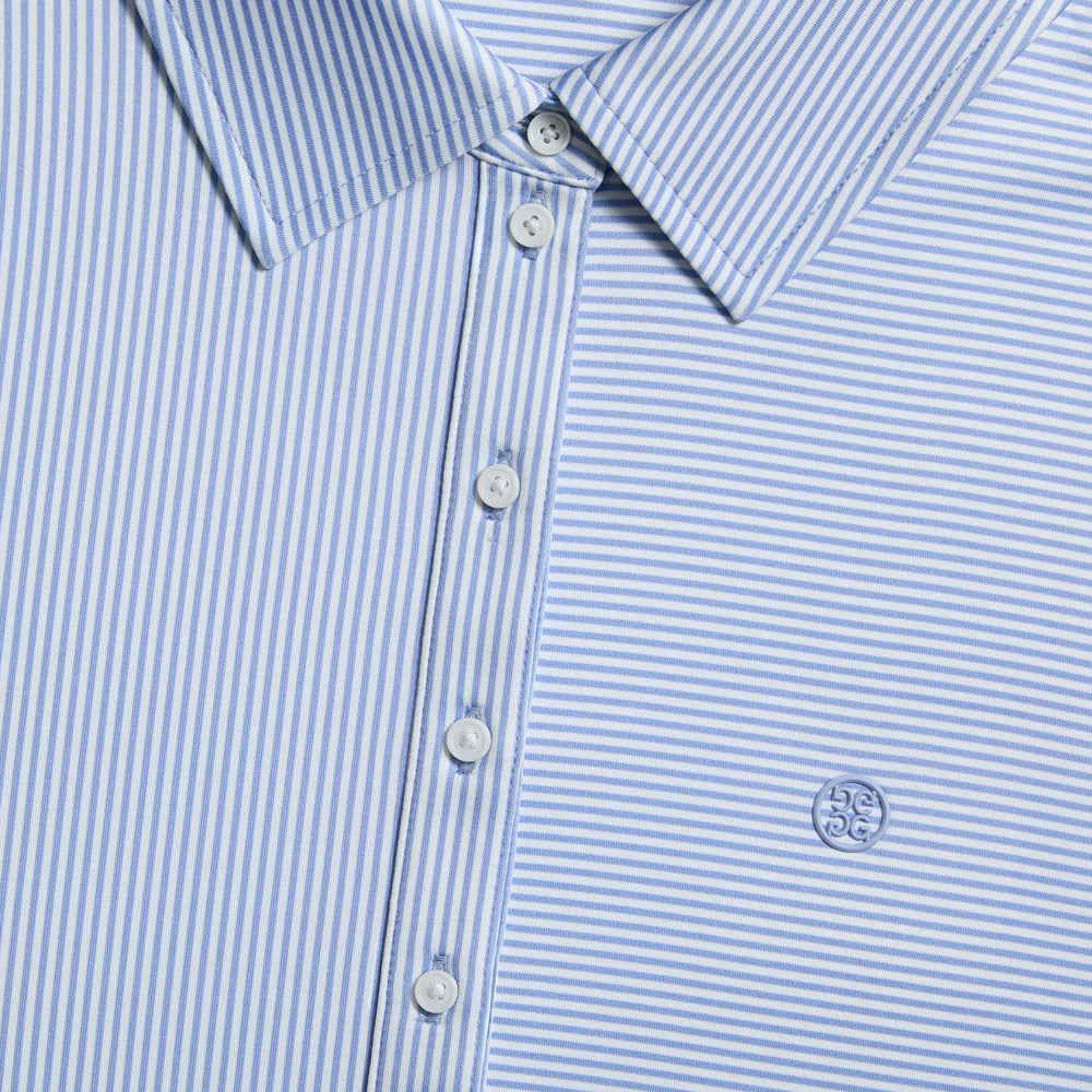 MIX STRIPE SHORT SLEEVE POLO
