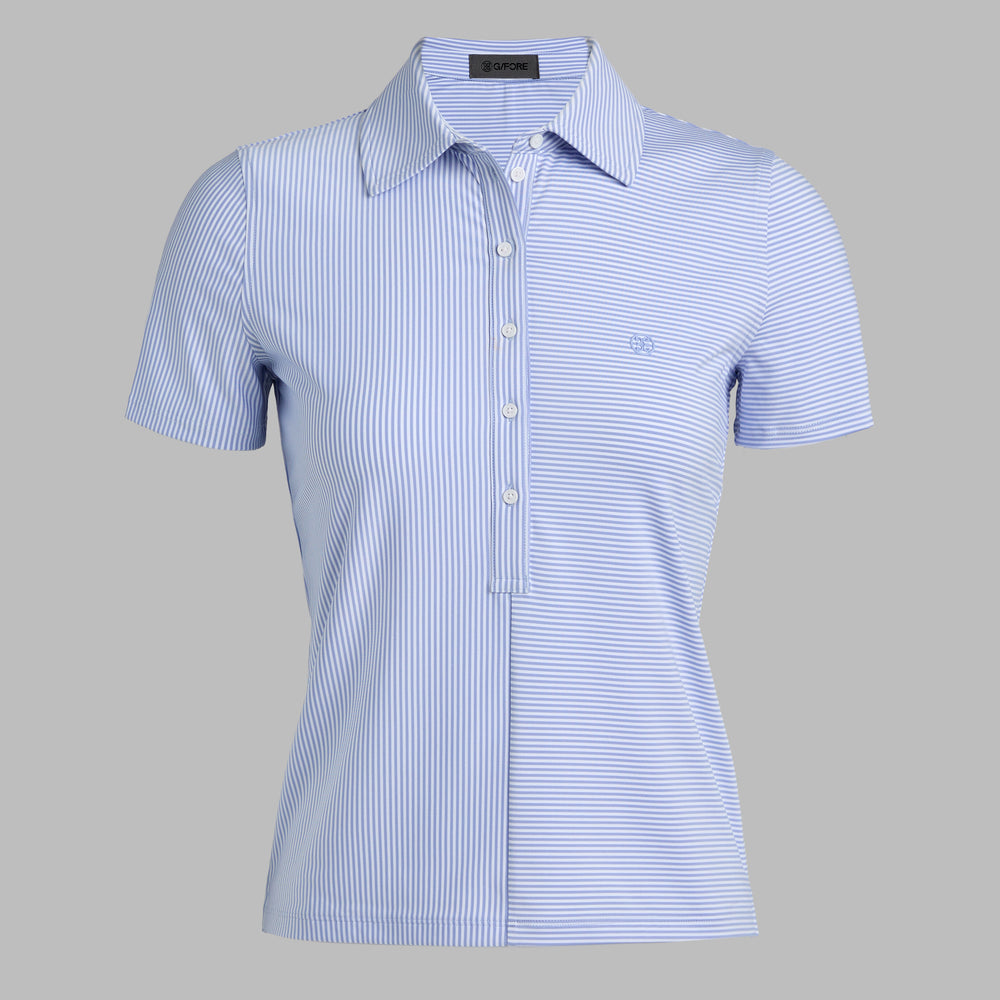 MIX STRIPE SHORT SLEEVE POLO