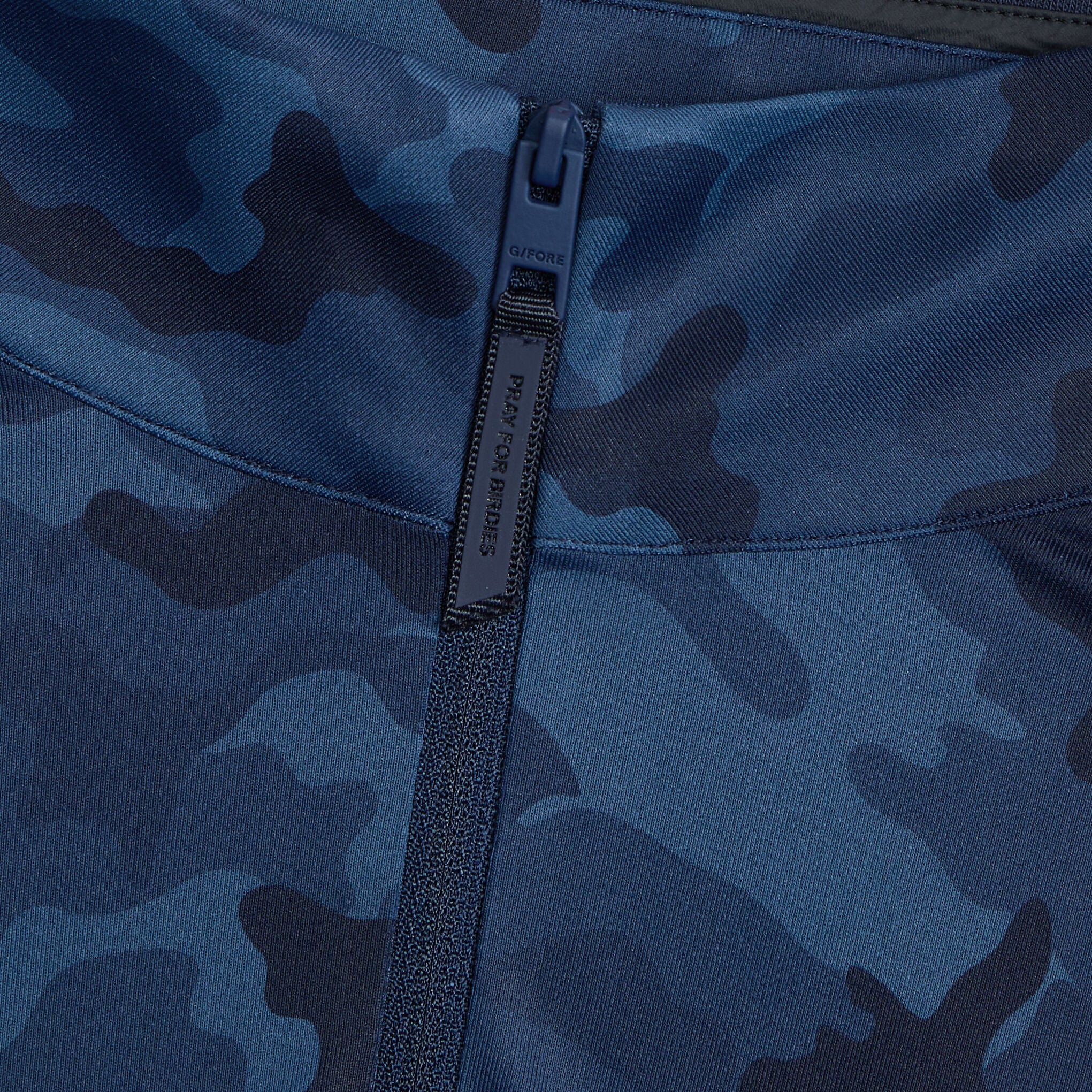 BRUSHED BACK TECH TERRY QUARTER ZIP PULLOVER