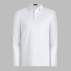 MÉLANGE ICE NYLON LONG SLEEVE POLO