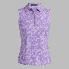 ICON CAMO SOFT TECH JERSEY SLEEVELESS POLO