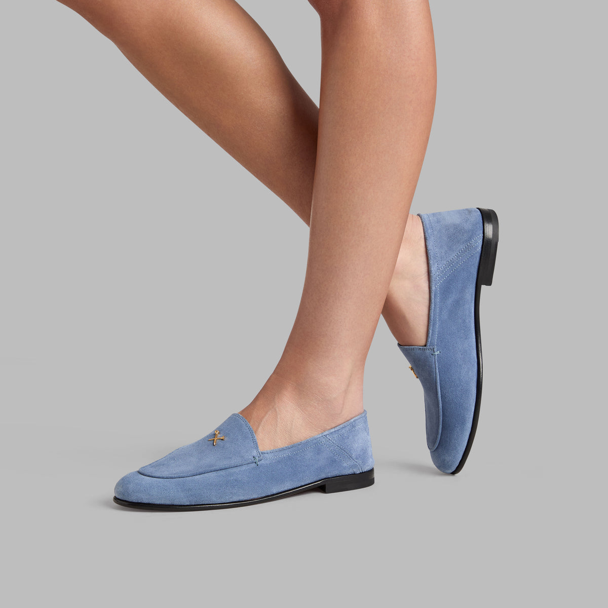 METAL TEES SUEDE FLEX LOAFER