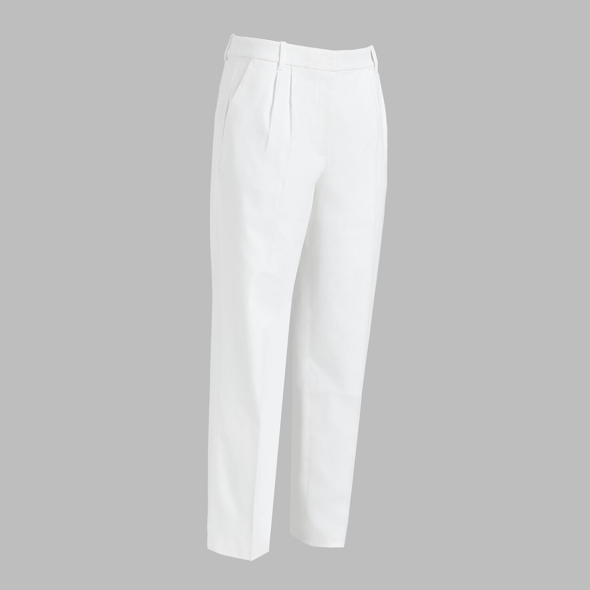 LTD RELEASE LINEN CROPPED PLEATED TROUSER