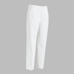 LTD RELEASE LINEN CROPPED PLEATED TROUSER