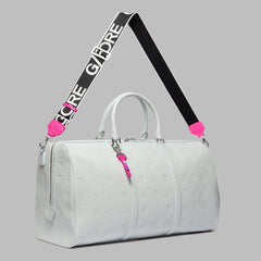 EMBOSSED SKULL & TEES LEATHER WEEKENDER