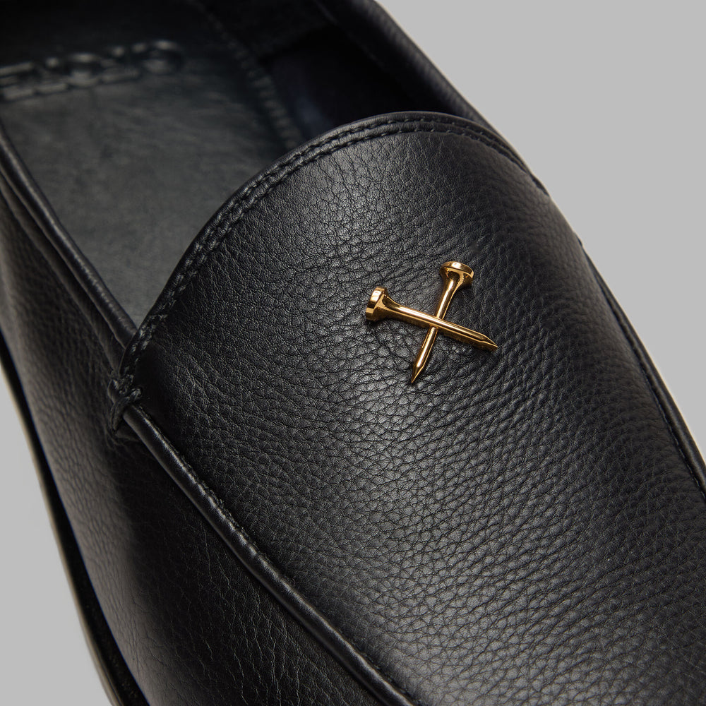 METAL TEES LEATHER FLEX LOAFER