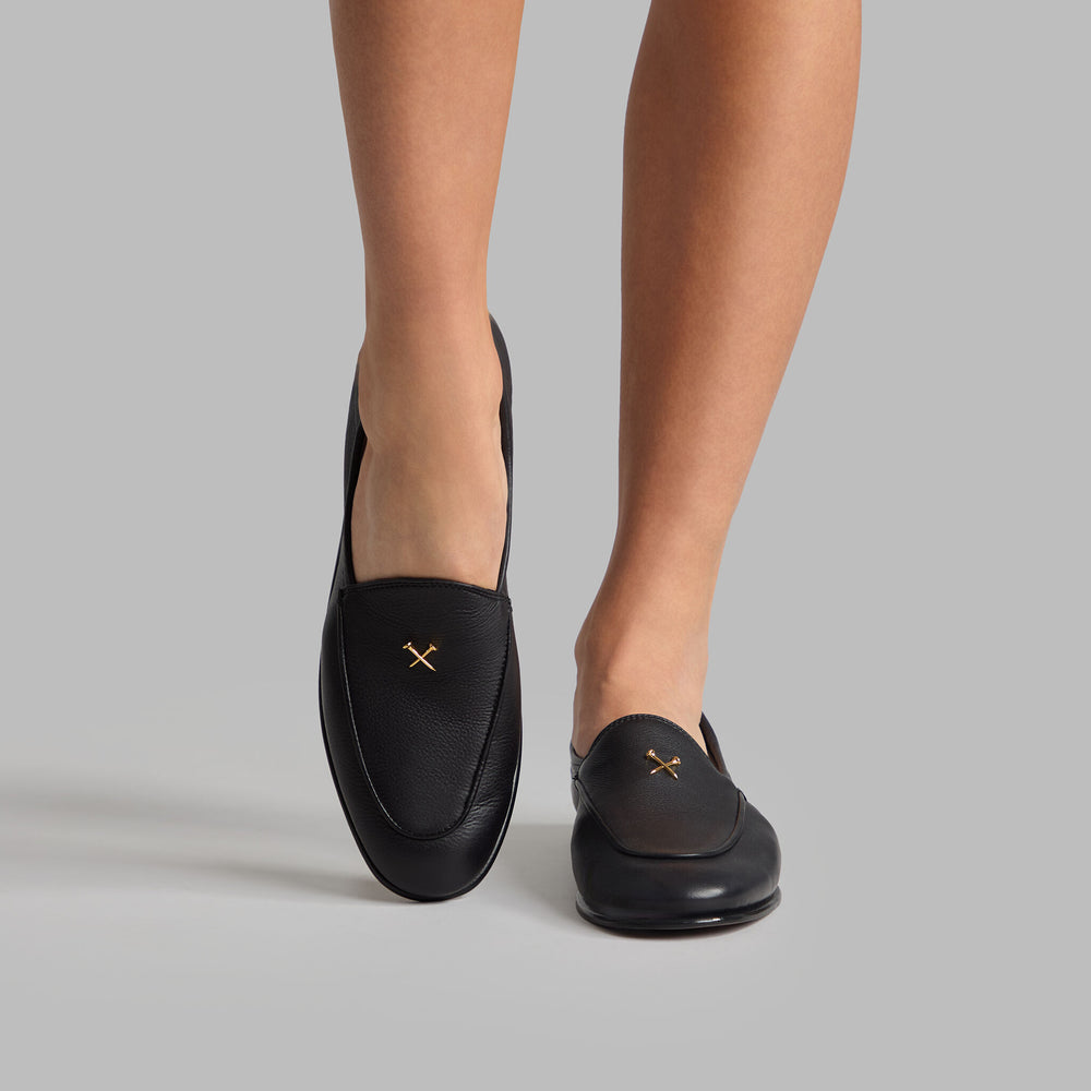 METAL TEES LEATHER FLEX LOAFER