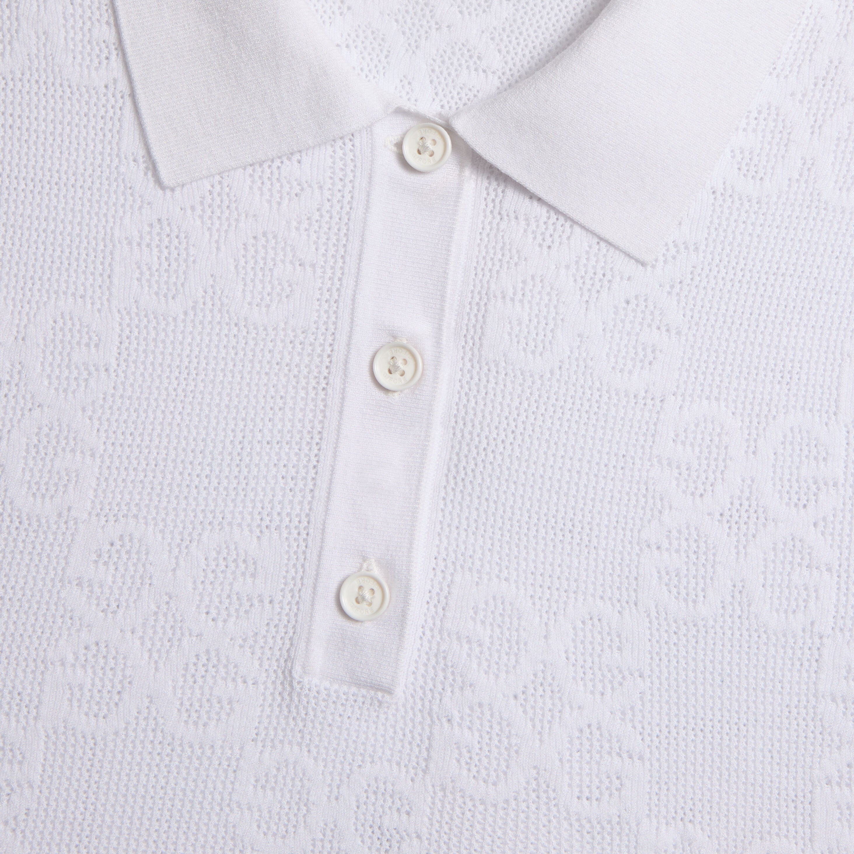 POINTELLE G SWEATER POLO