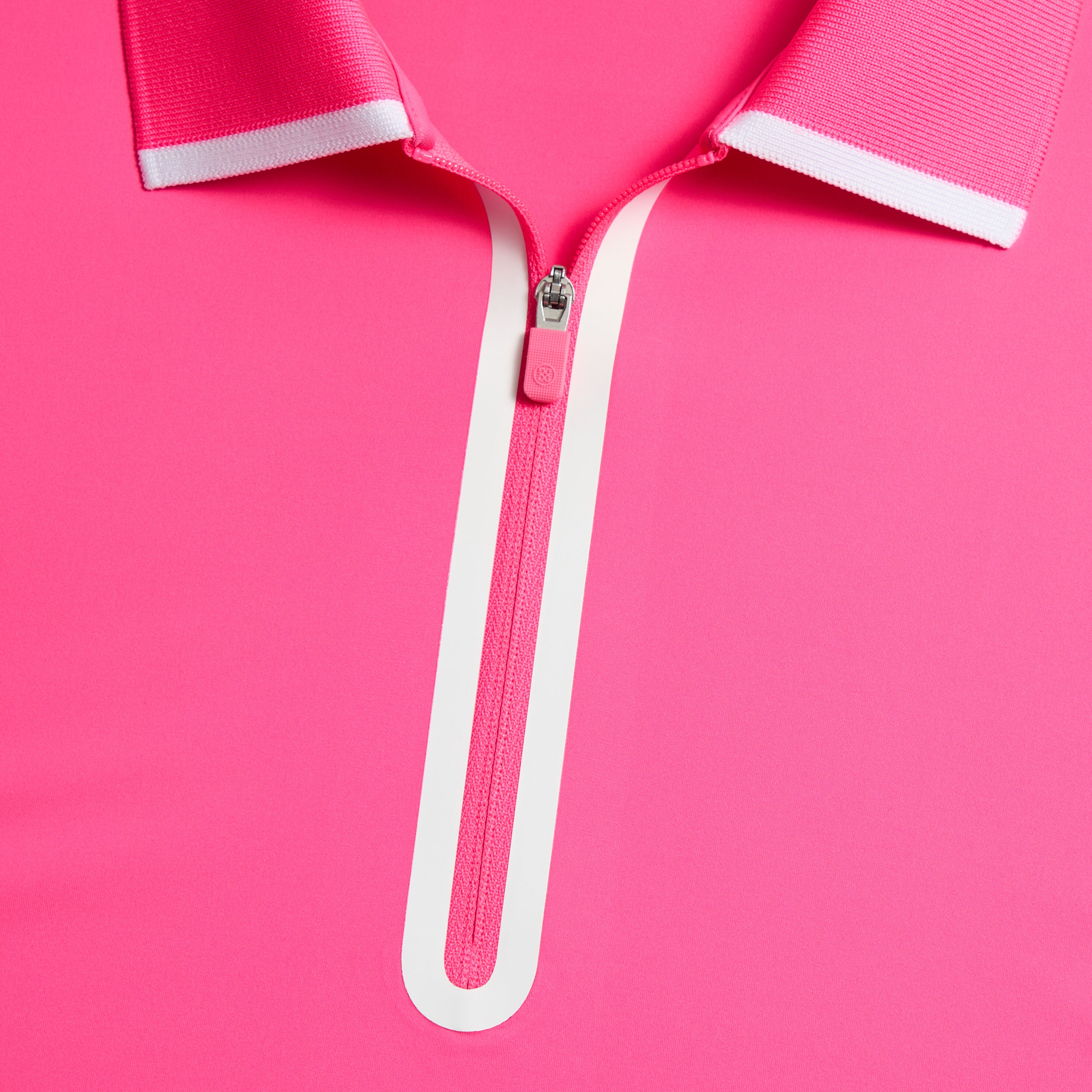 SILKY TECH NYLON LONG SLEEVE 1/4 ZIP POLO