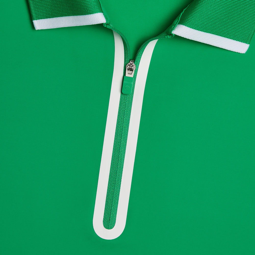 SILKY TECH NYLON LONG SLEEVE 1/4 ZIP POLO