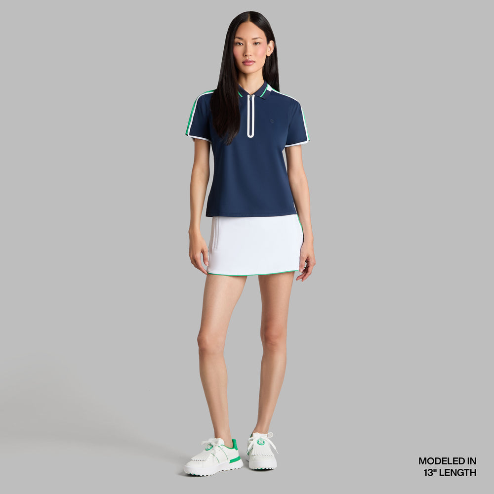 3D TULIP HEM TECH PIQUÉ SKORT