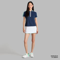 3D TULIP HEM TECH PIQUÉ SKORT