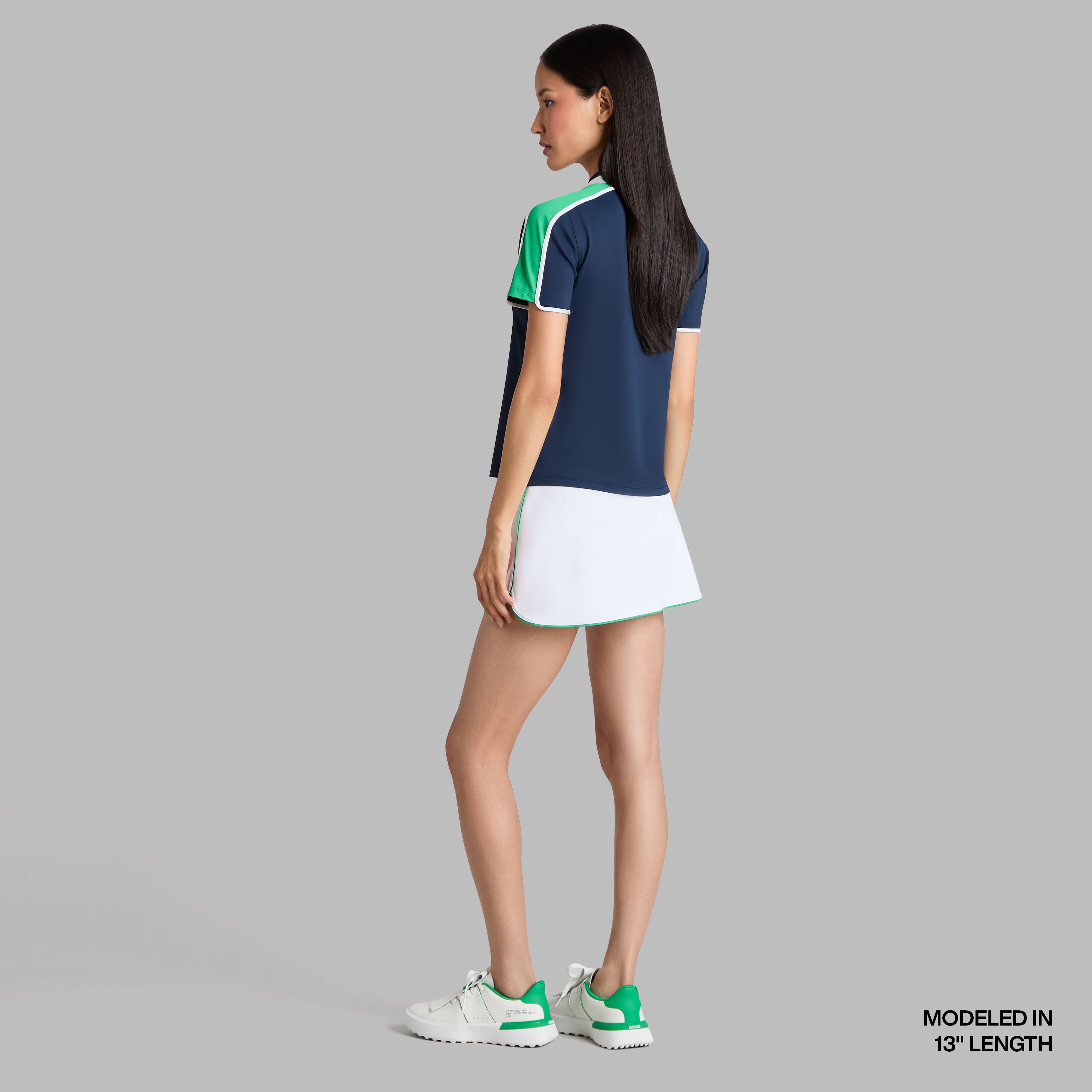 3D TULIP HEM TECH PIQUÉ SKORT