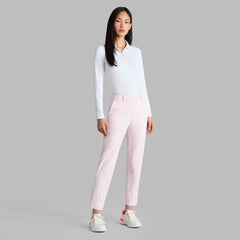 RIBBED TECH NYLON LONG SLEEVE POLO