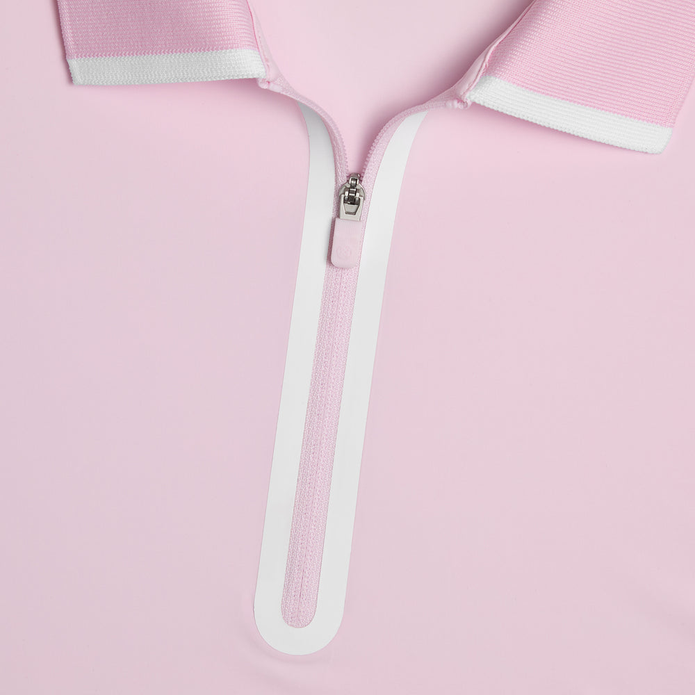 SILKY TECH NYLON LONG SLEEVE 1/4 ZIP POLO