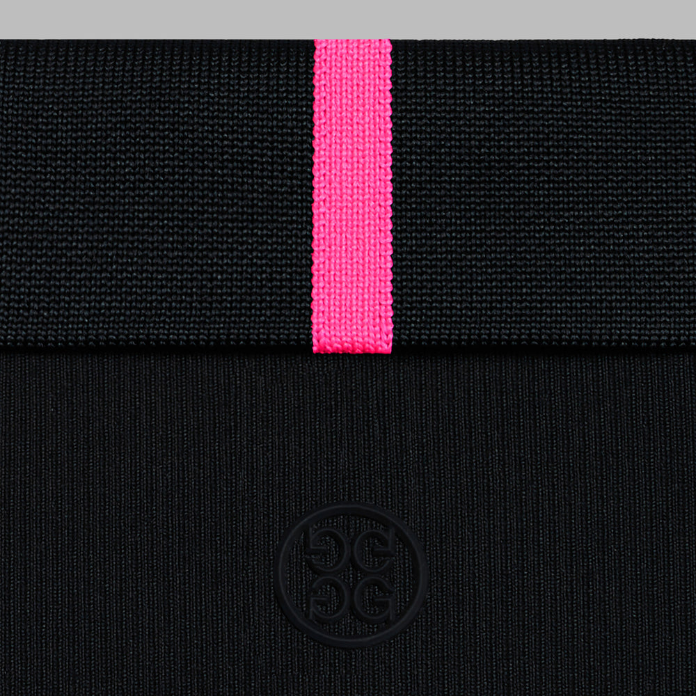 RIBBED TECH NYLON LONG SLEEVE POLO