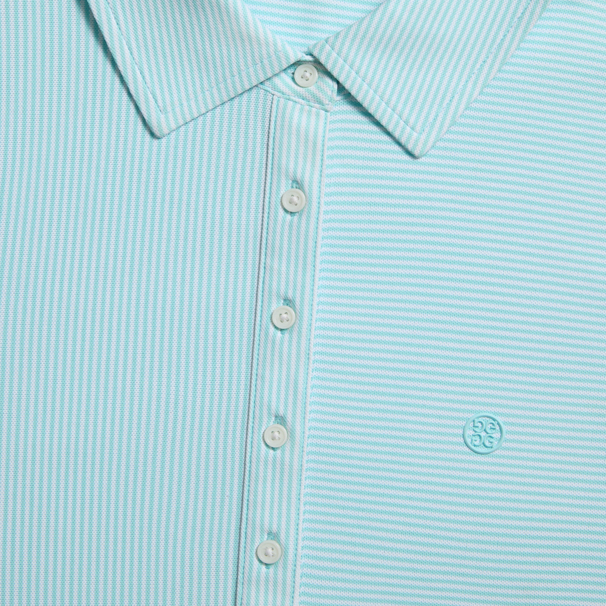 FEEDER STRIPE TECH PIQUÉ SLEEVELESS POLO