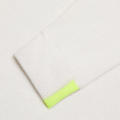TIPPED CASHMERE CREWNECK SWEATER
