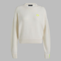 TIPPED CASHMERE CREWNECK SWEATER