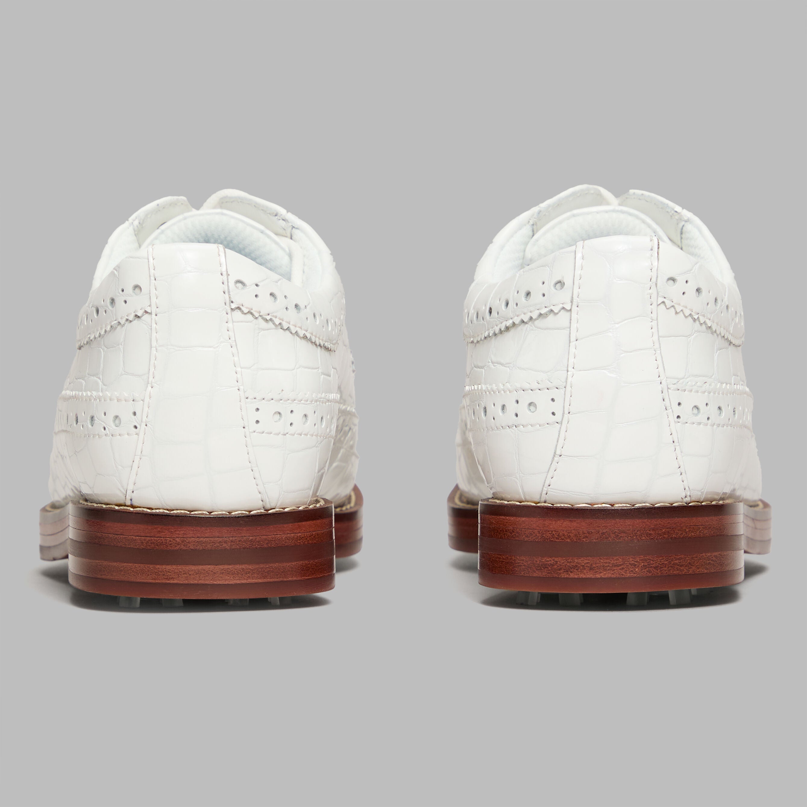 LTD RELEASE GALLIVANTER CROC-EMBOSSED LEATHER LUXE SOLE GOLF SHOE