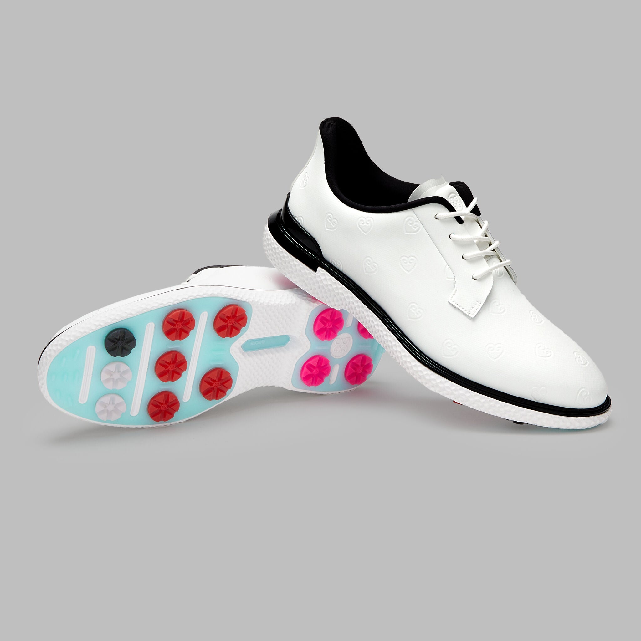 LTD RELEASE GALLIVAN2R DEBOSSED HEART G'S KILTIE GOLF SHOE