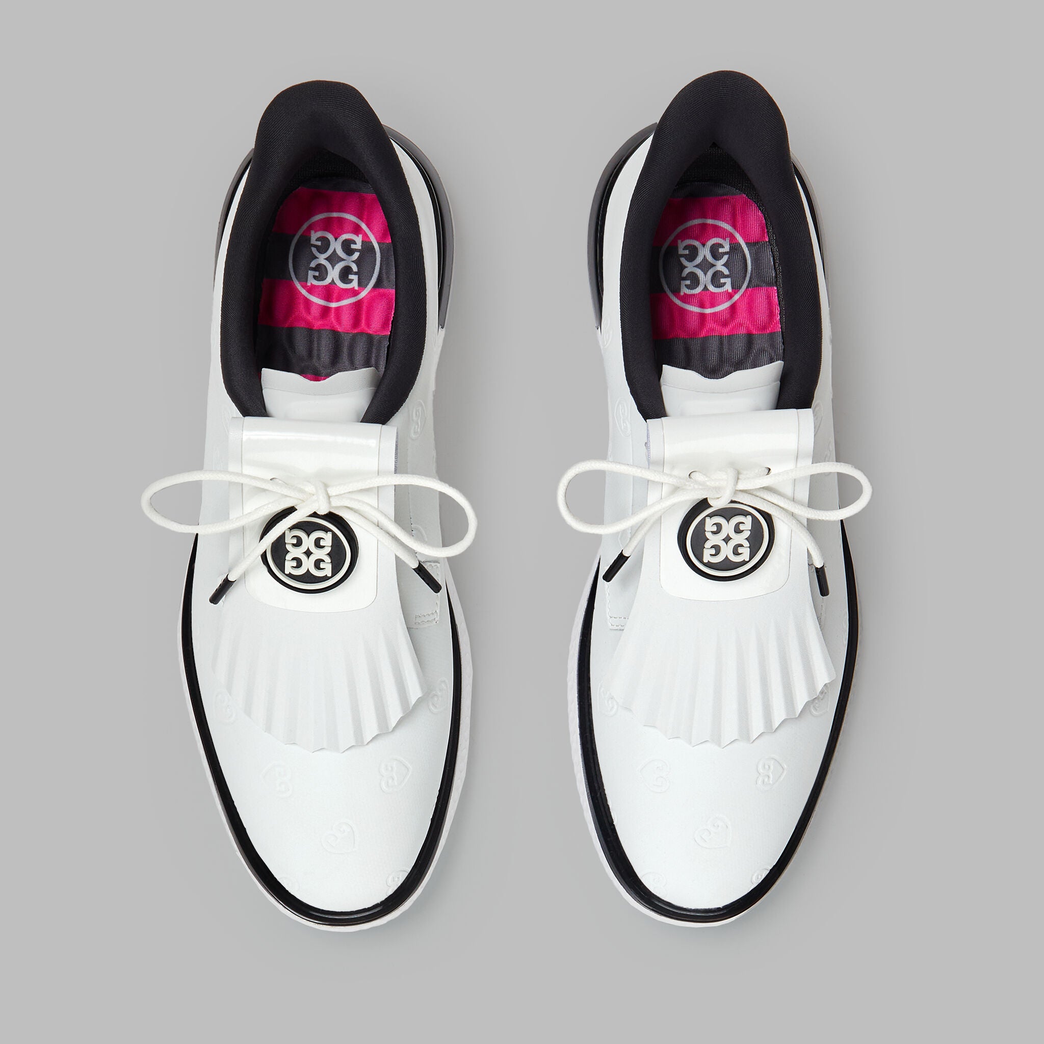 LTD RELEASE GALLIVAN2R DEBOSSED HEART G'S KILTIE GOLF SHOE