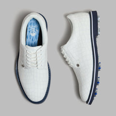 LTD RELEASE GALLIVANTER G/LOCK CROC-EMBOSSED LEATHER DERBY GOLF SHOE