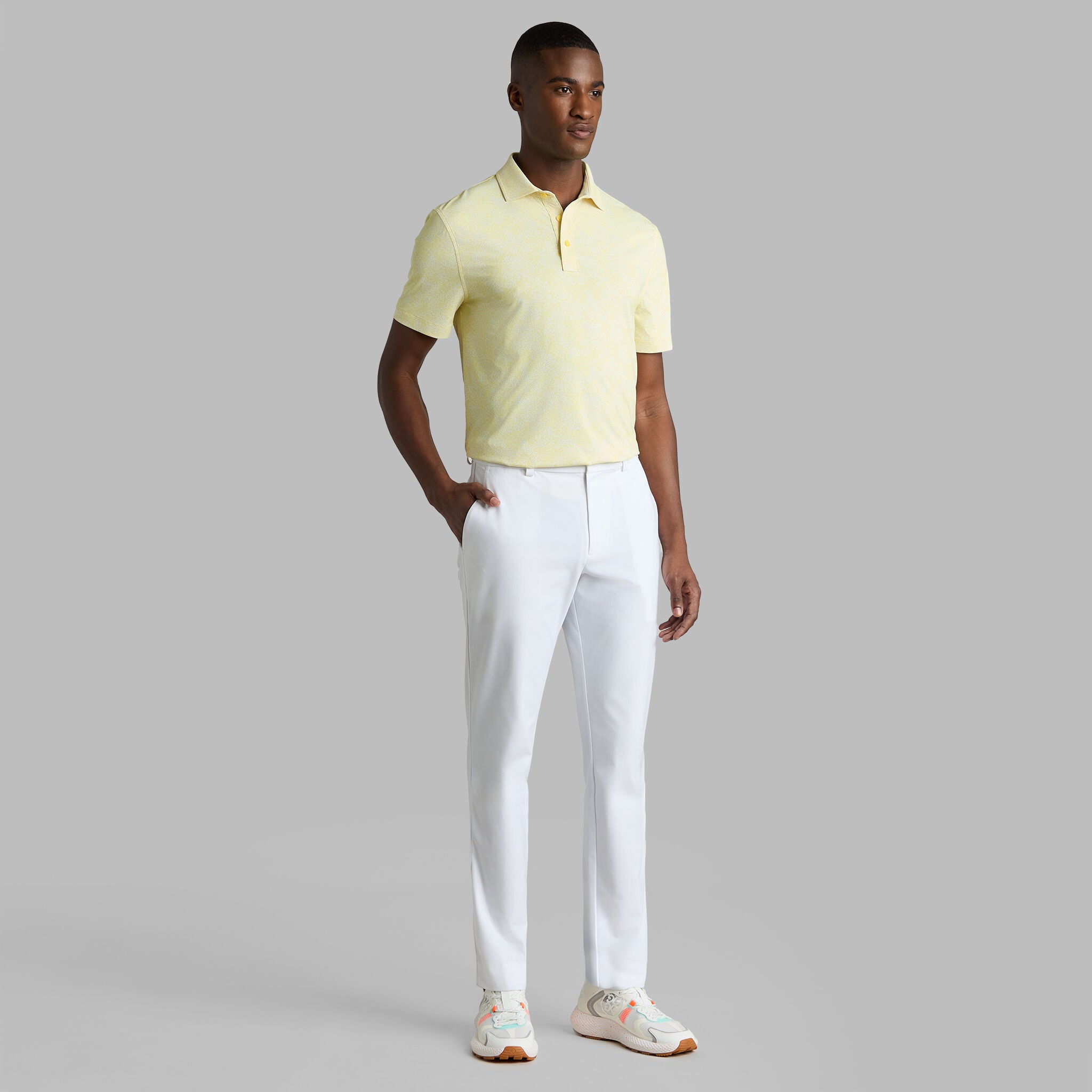 HYDRANGEA TECH JERSEY POLO
