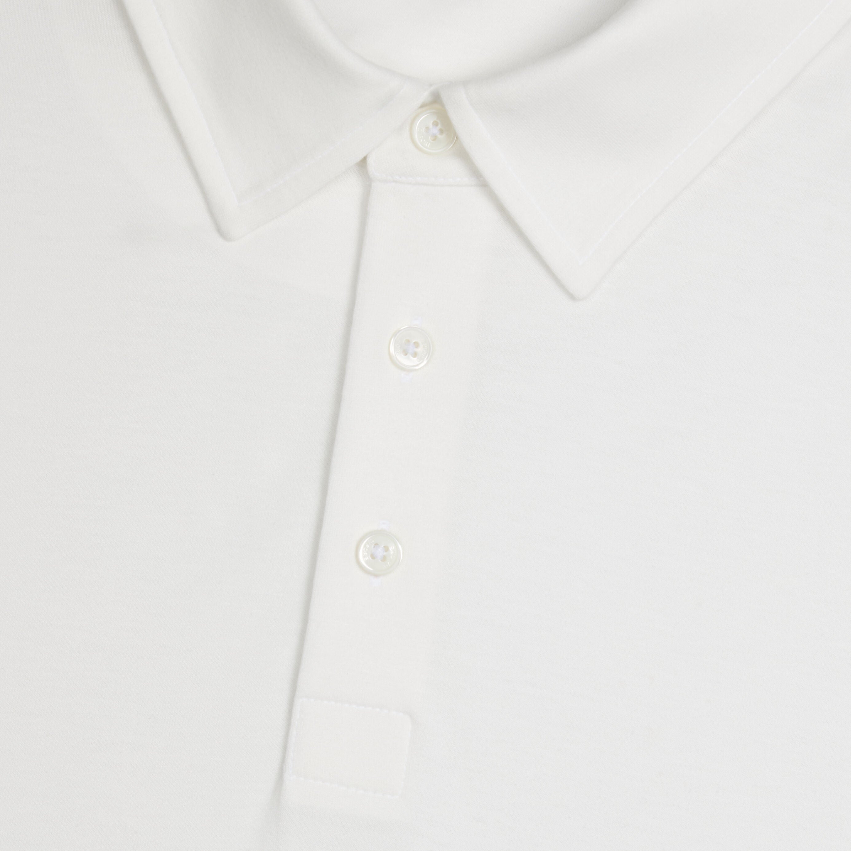 SUPER SOFT BRUSHED COTTON LONG SLEEVE POLO