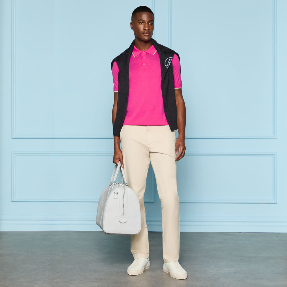 LTD RELEASE MERINO WOOL KNIT SWEATER POLO