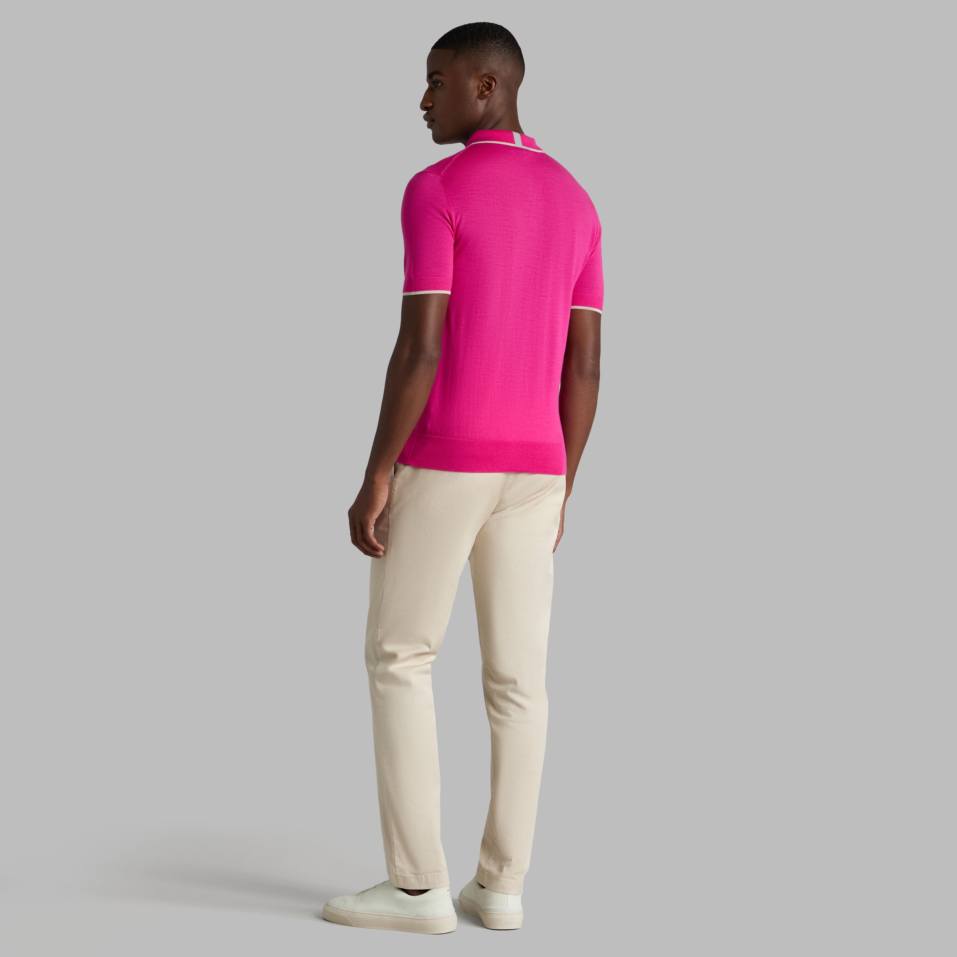LTD RELEASE MERINO WOOL KNIT SWEATER POLO