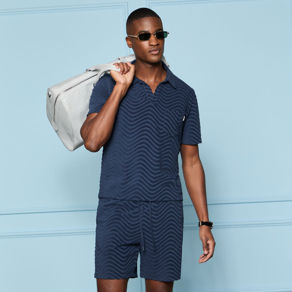 LTD RELEASE SWELL TERRY JACQUARD POLO