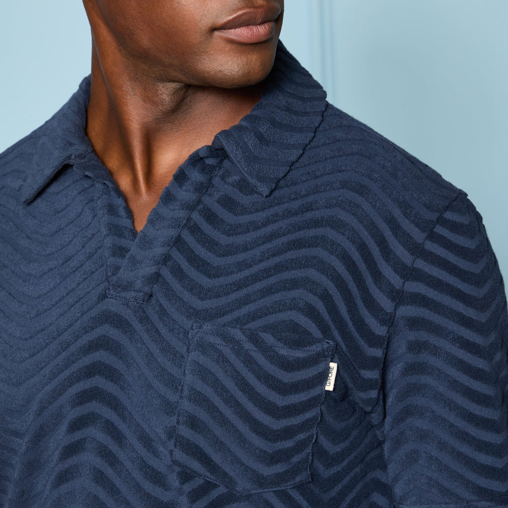 LTD RELEASE SWELL TERRY JACQUARD POLO