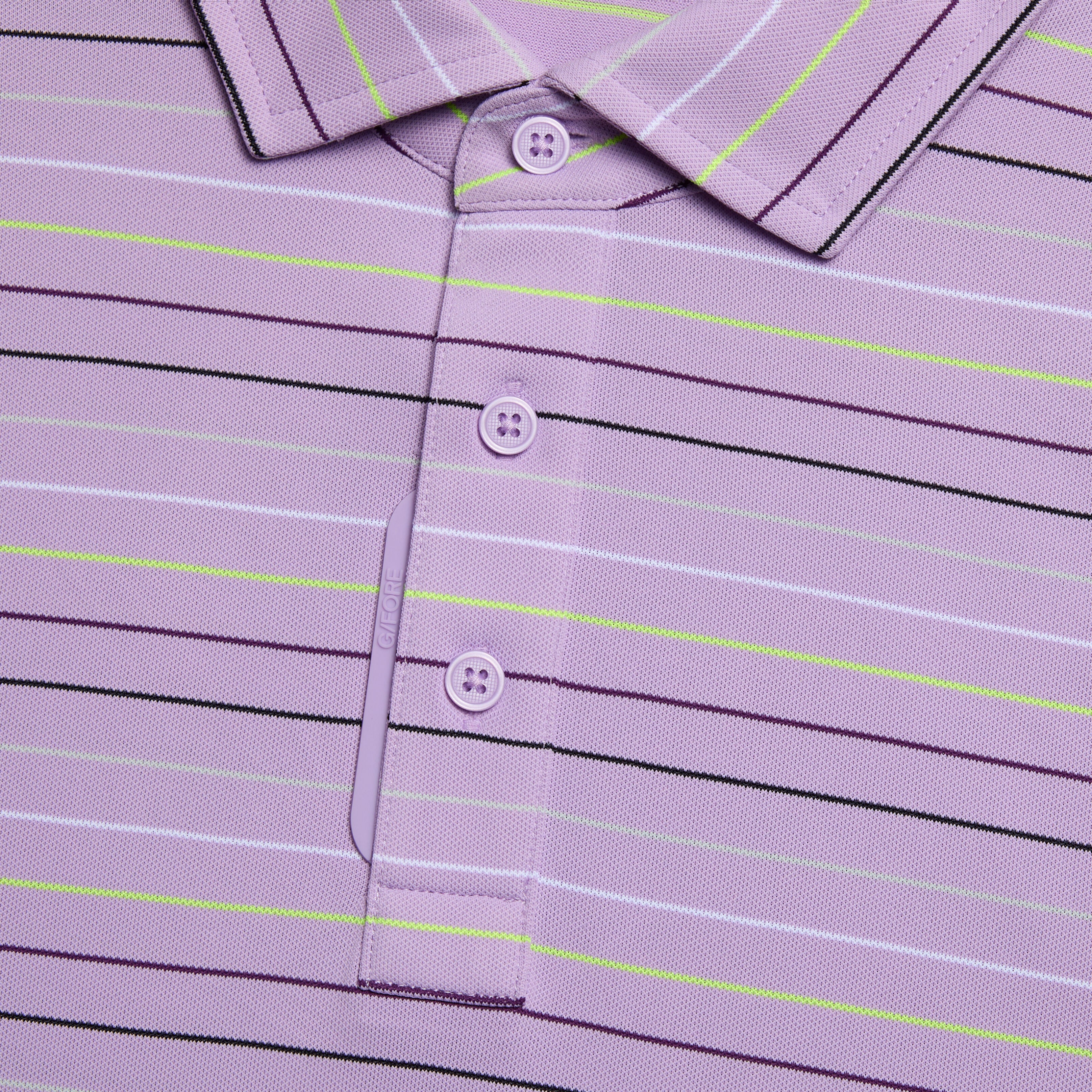 MULTI STRIPE TECH PIQUÉ PERFORMANCE POLO
