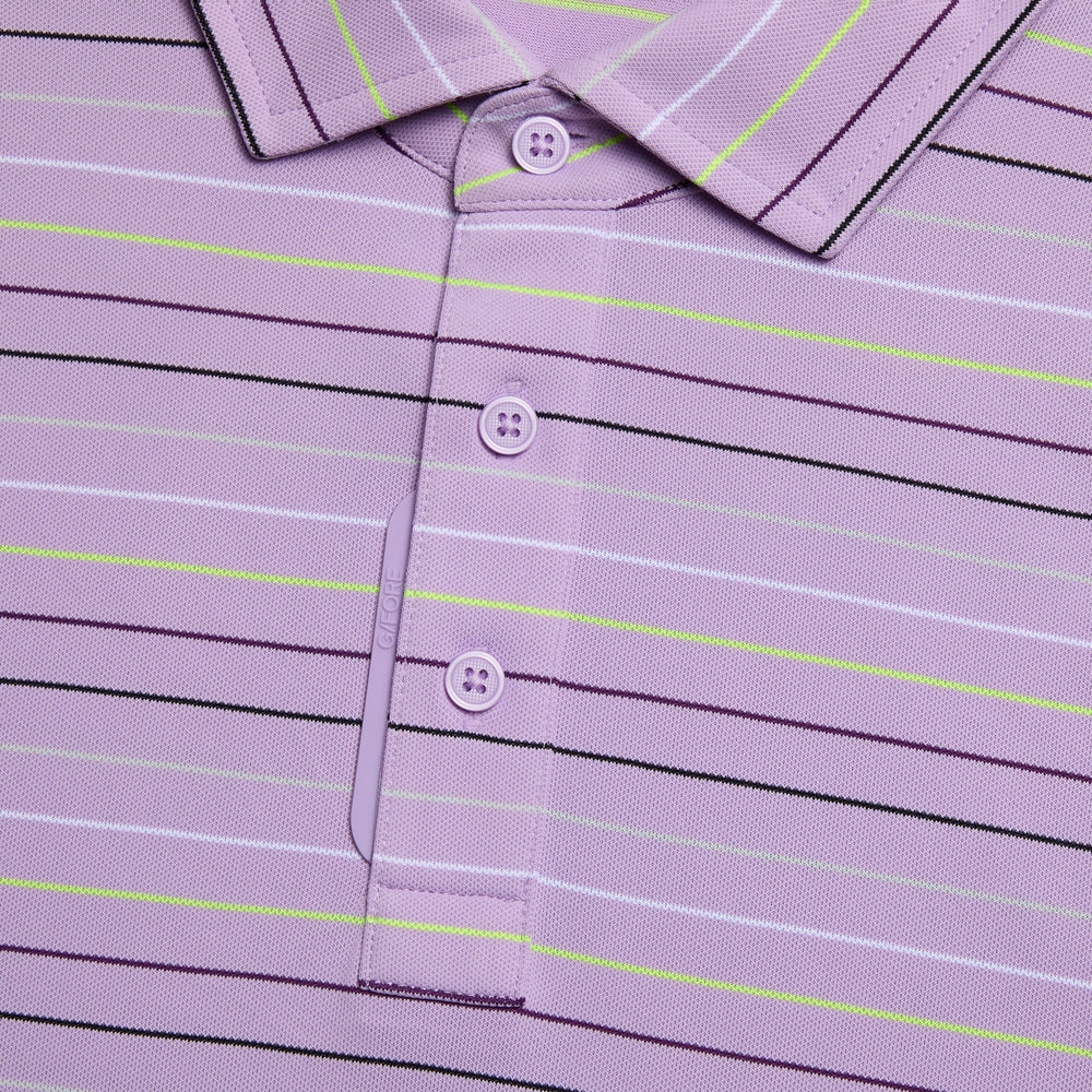 MULTI STRIPE TECH PIQUÉ PERFORMANCE POLO
