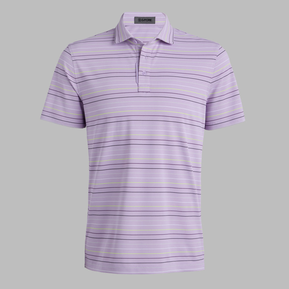 MULTI STRIPE TECH PIQUÉ PERFORMANCE POLO