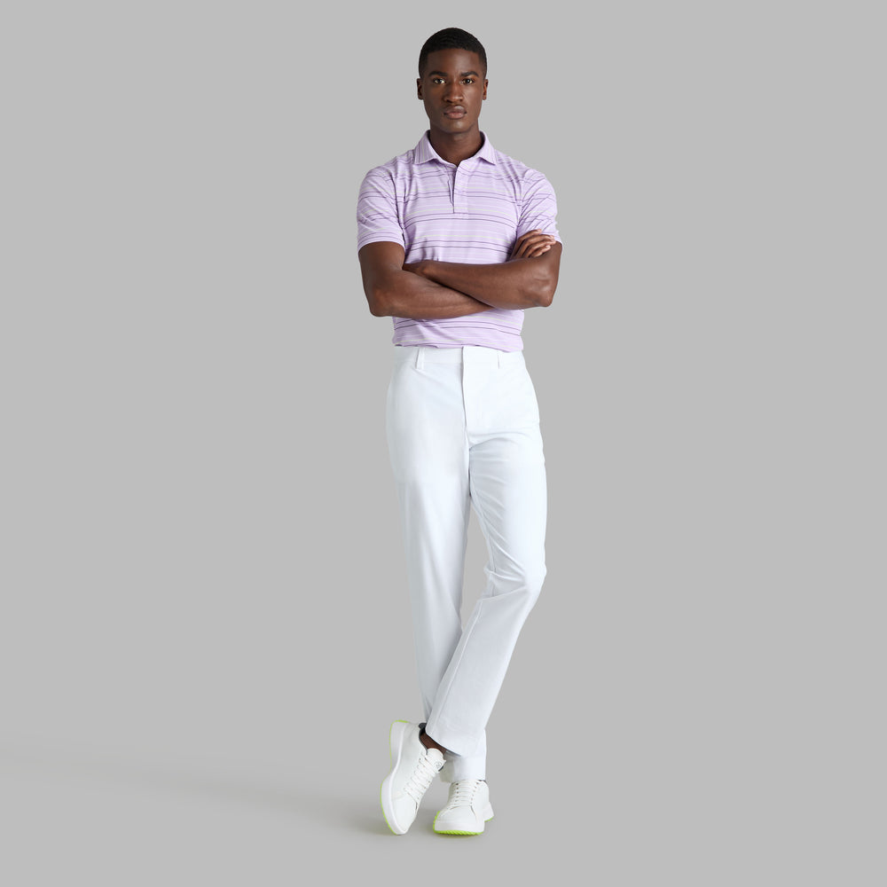 MULTI STRIPE TECH PIQUÉ PERFORMANCE POLO