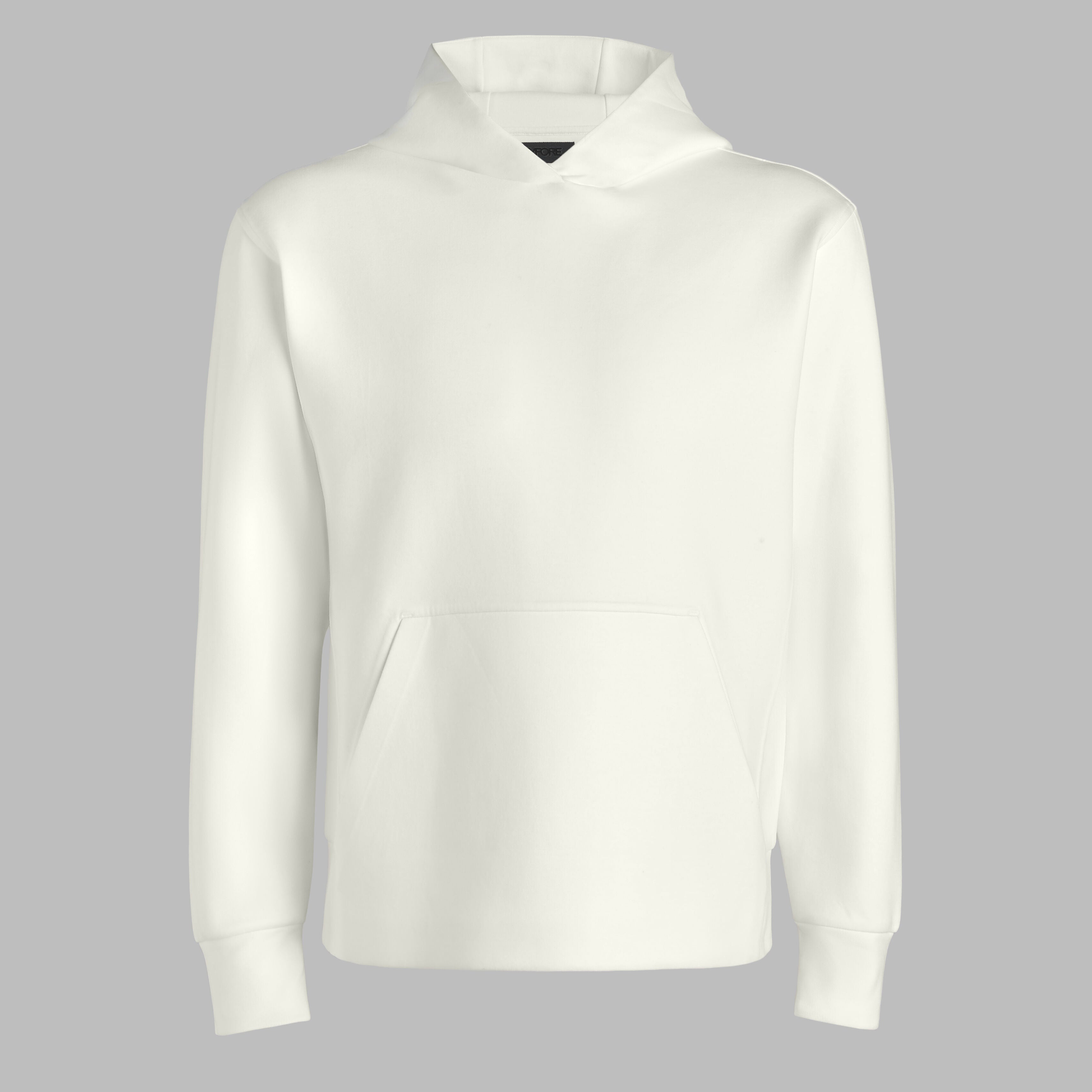 COTTON BLEND SCUBA HOODIE