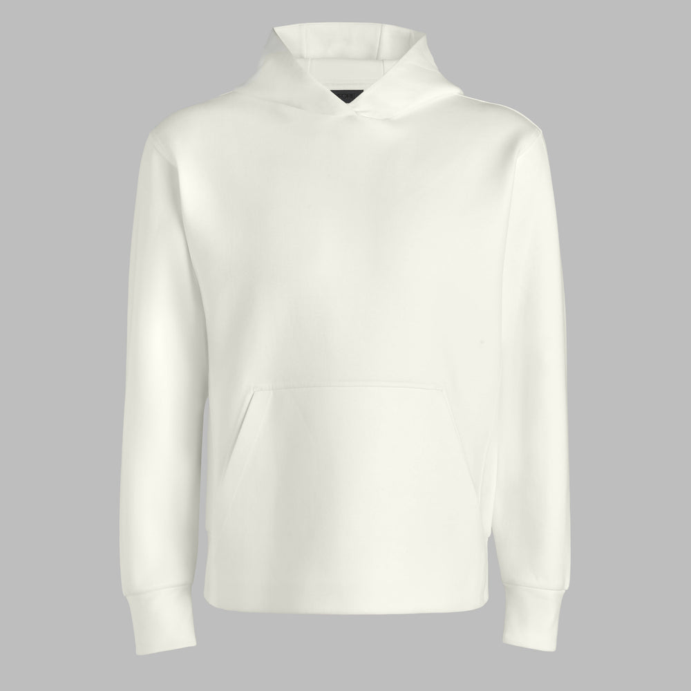 COTTON BLEND SCUBA HOODIE